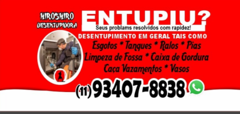 Desentupidora biritiba (11) 93407-8838